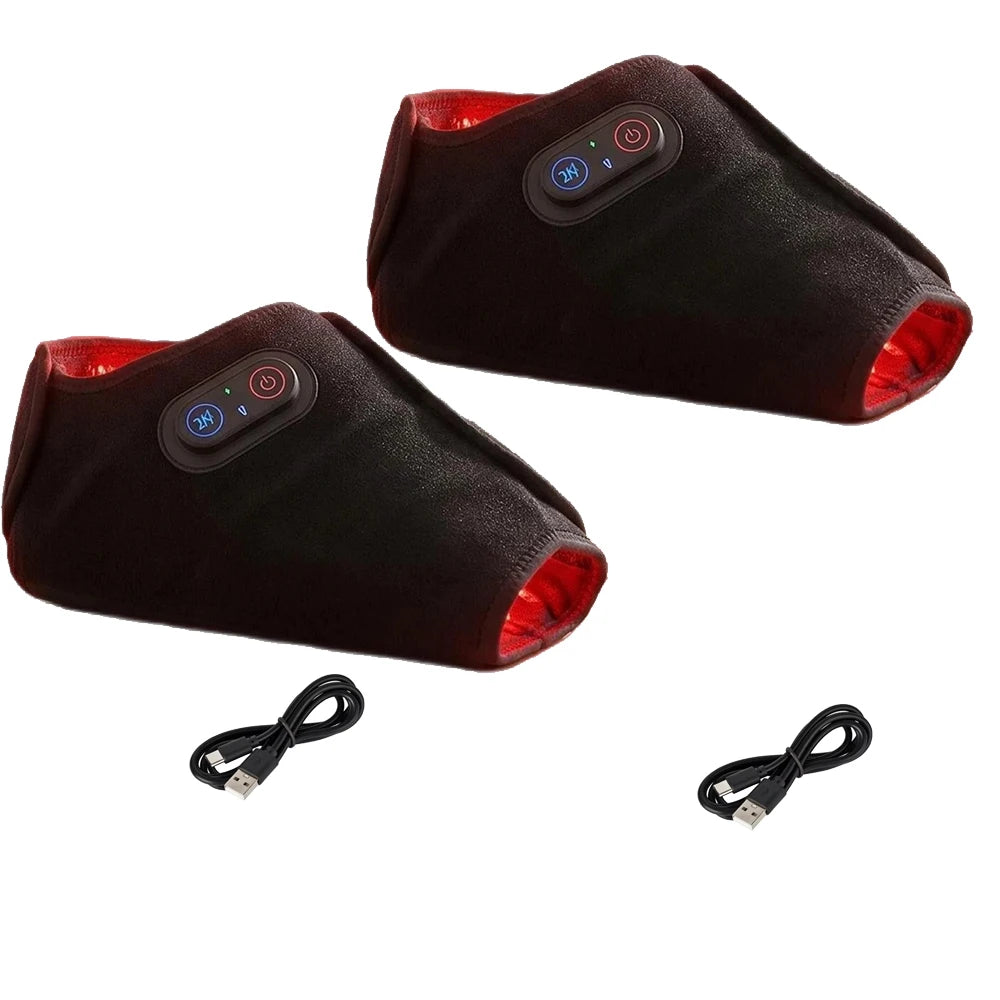 ZONGKUNG Red Light Therapy Pad 660nm 850nm – Foot Knee Elbow Light Therapy Pad Qst Two