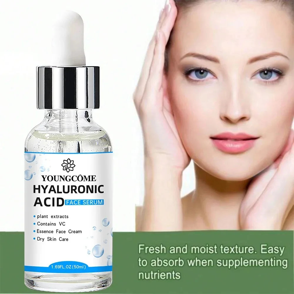 YOUNGCOME Hyaluronic Acid Face Serum – Hydrate & Brighten Facial Serum Qst