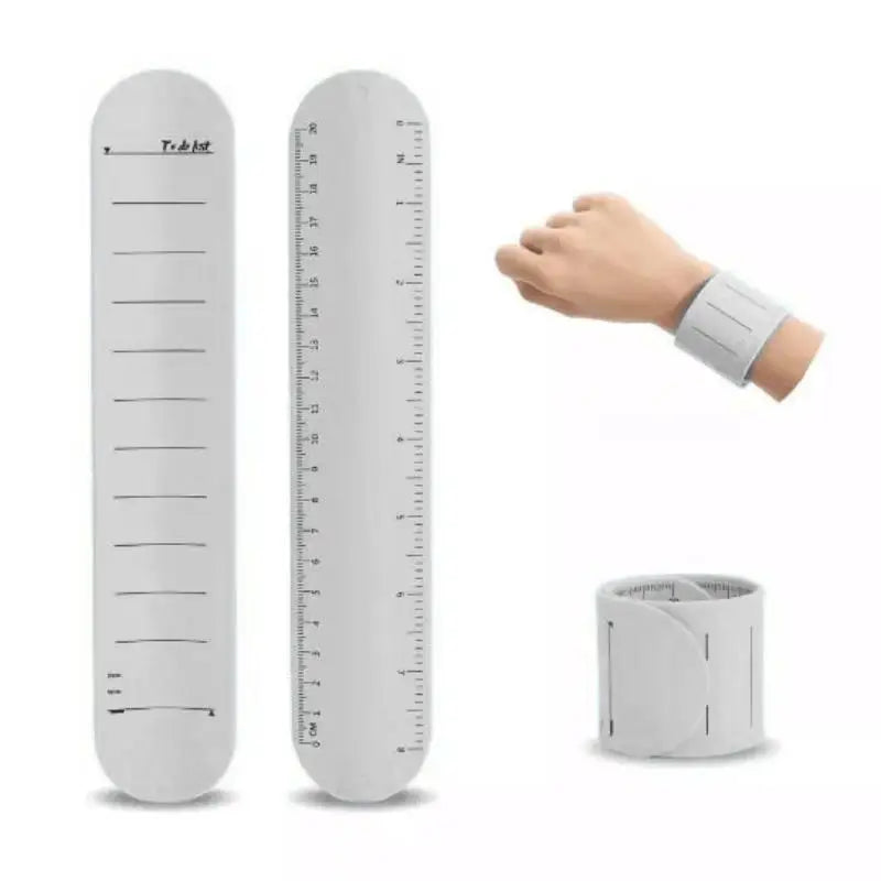 Erasable Silicone Wristband To-Do List | Waterproof & Reusable Wristband Notepad Qme