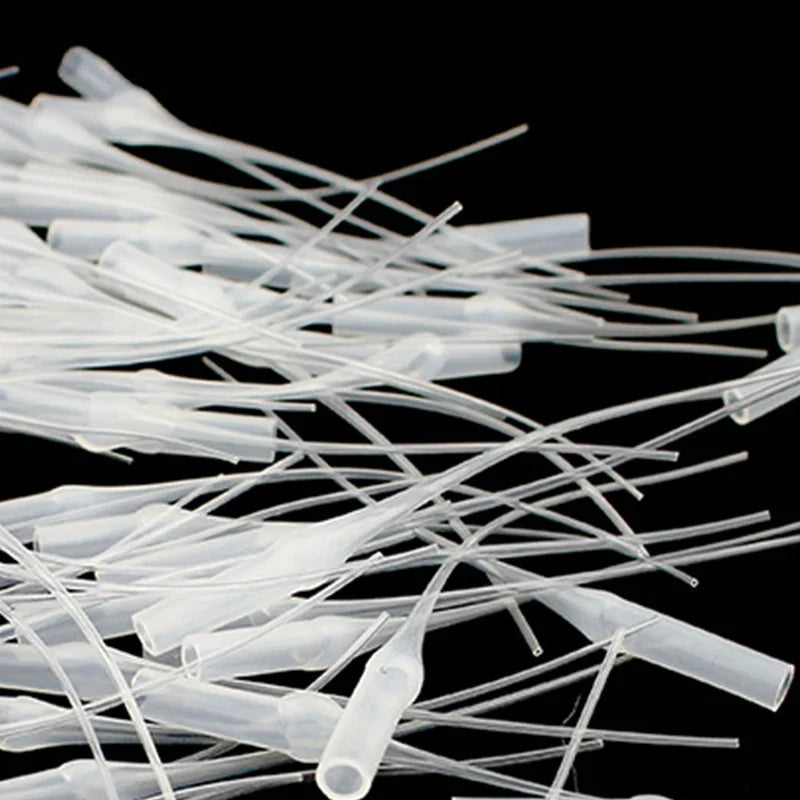 100 Precision Glue Micro-Tips Plastic Bottle Extenders Glue Tip Extenders Qme