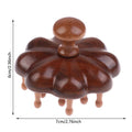 Wooden Scalp Massage Comb – Anti-Static Wide-Tooth Gua Sha Scalp Massage Comb Qme Large