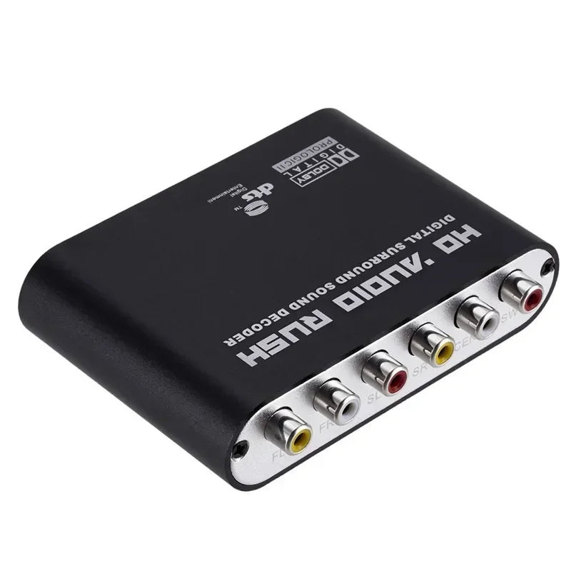 5.1 CH Audio Decoder SPDIF Optical Coaxial to RCA DTS AC3 Audio Decoder Qme