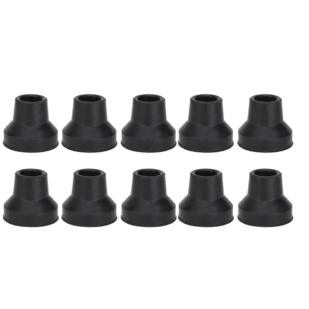 Rubber Cane Tips Non-Slip Walking Stick Tips 10-Pack | TMISHION Replacement Cane Tips Qme 16mm