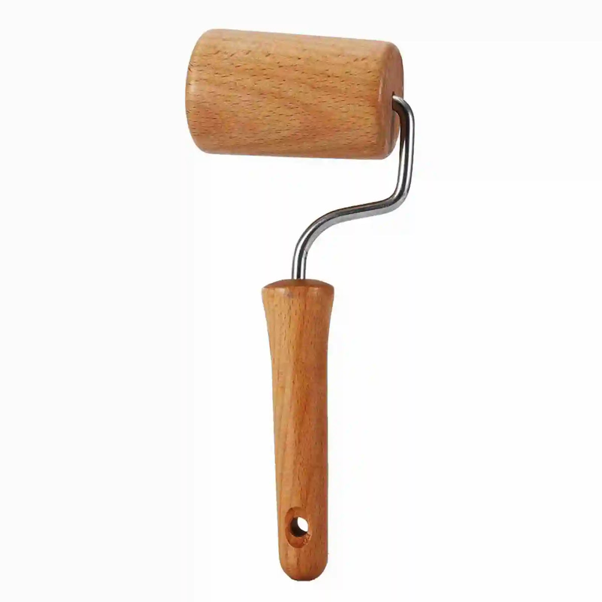 Wooden Rolling Pin for Pastry, Pizza & Dough | Qme Baker Wooden Rolling Pin Qme Type 3