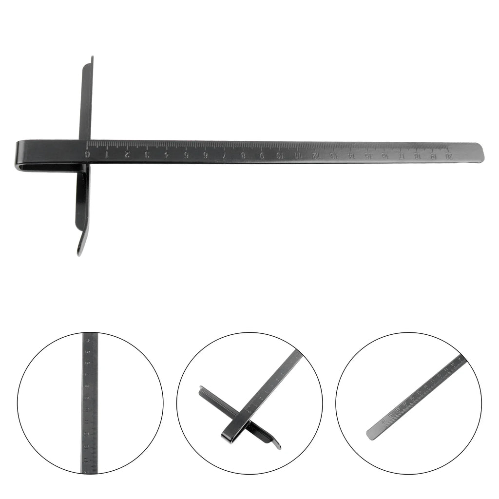 Circular Saw Rip Fence Scale Ruler Guide 260mm Metal Tool Circular Saw Accessory Qme Default Title