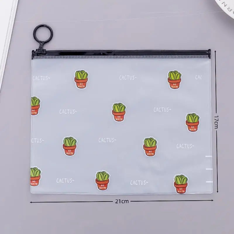 Clear PVC Waterproof Makeup & Storage Zipper Pouch for Women Cosmetic Storage Pouch Qme
