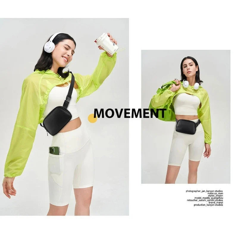 Multifunctional Running Waist Bag & Chest Pack | Phone Holder Waist & Chest Pack Qme