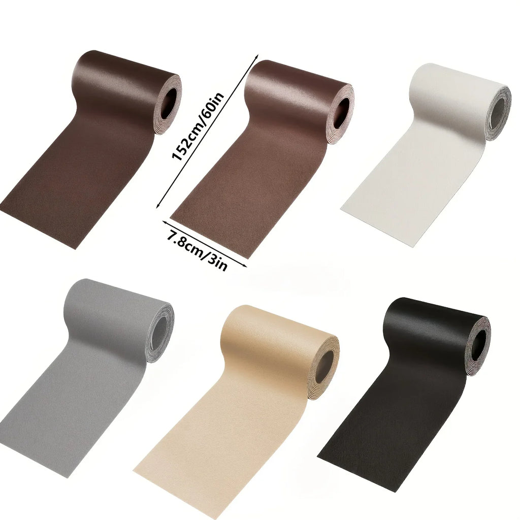 Self-Adhesive PU Leather Repair Tape – 6 Colors | Patch Kit Leather Repair Tape Qme