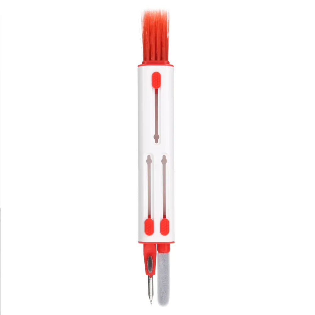 Multifunction Earbuds & Keyboard Cleaning Pen Kit Electronics Cleaning Kit Qst 1pc Red
