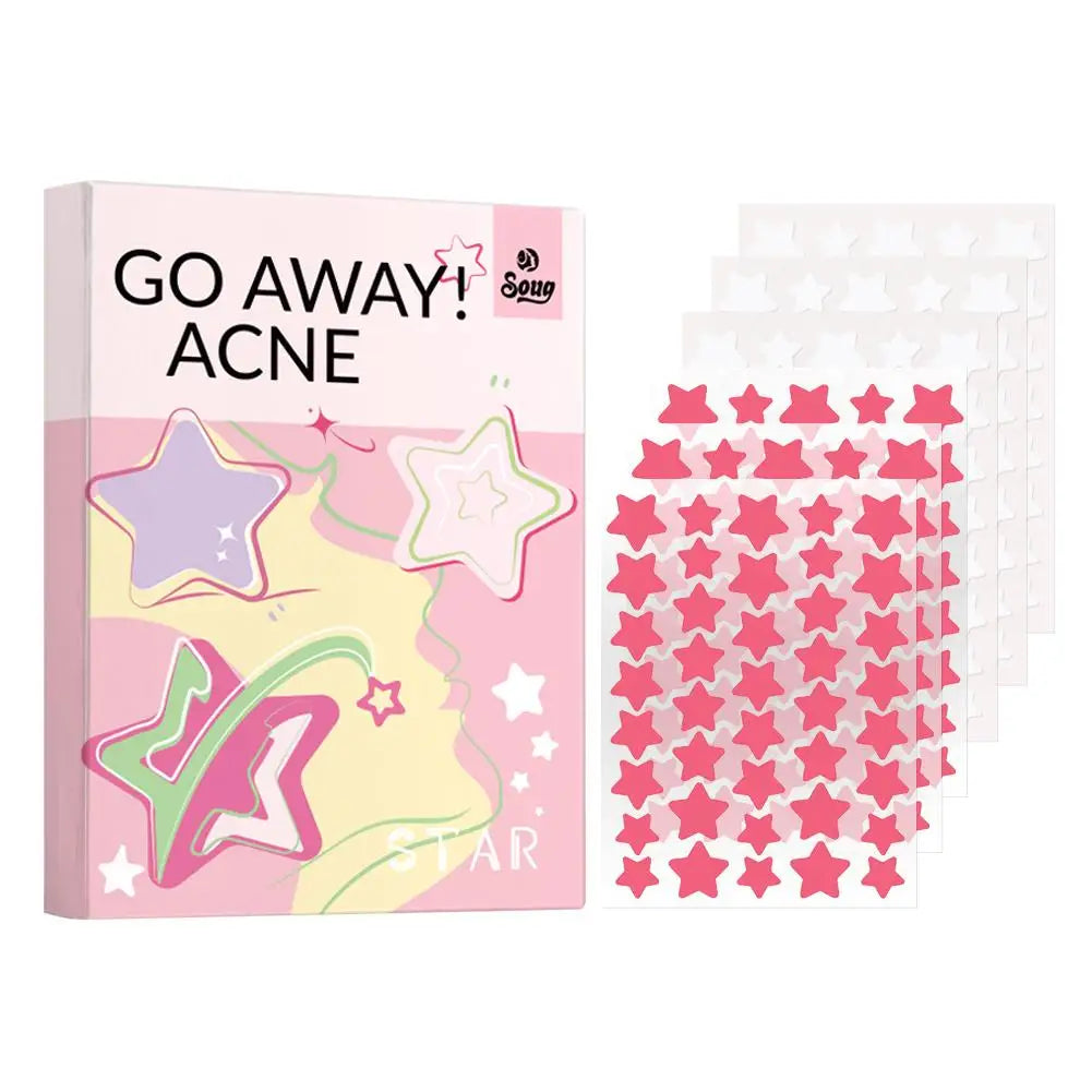 Cute Star Pimple Patches – 240pcs Invisible Spot Cover Pimple Patch Stickers Qme 240pcs CN