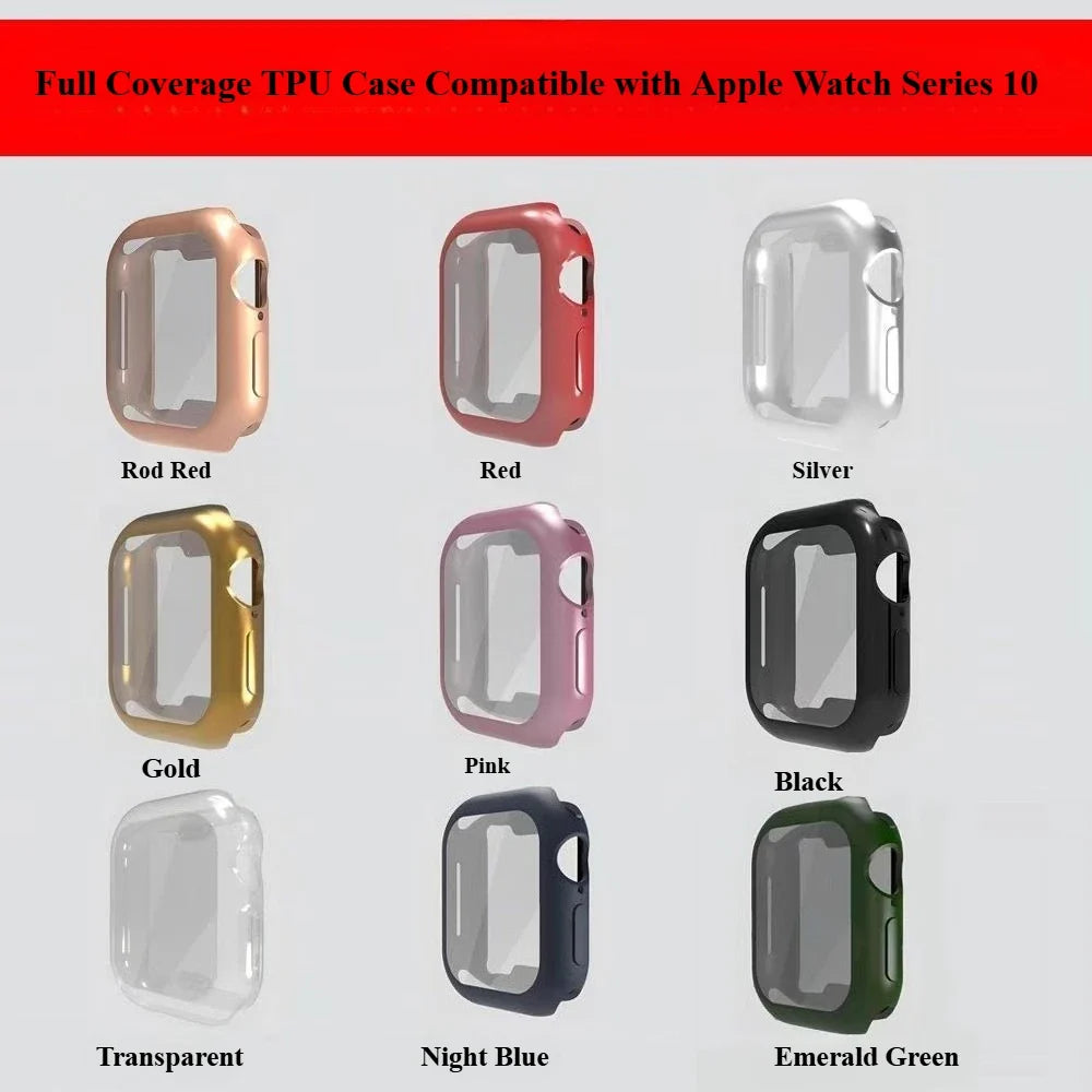 Apple Watch Waterproof TPU Protector – Series 4 5 6 SE & 10 Watch Screen Protector Qme