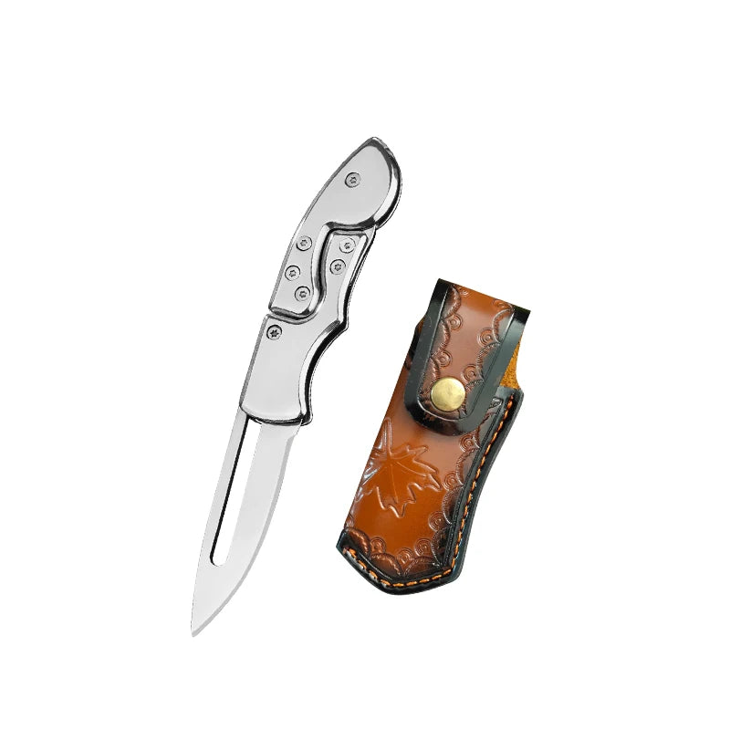 VG10 Damascus Steel Mini Folding Pocket Knife – EDC Fruit Knife Folding Pocket Knife Qst Folding Knife CT