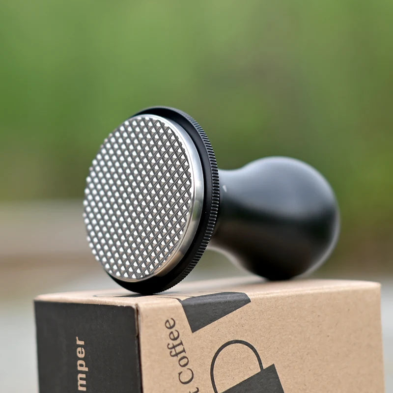 Jaffee 58.5mm Adjustable Espresso Tamper – Anti-Bias Waffle Base Espresso Tamper Qst