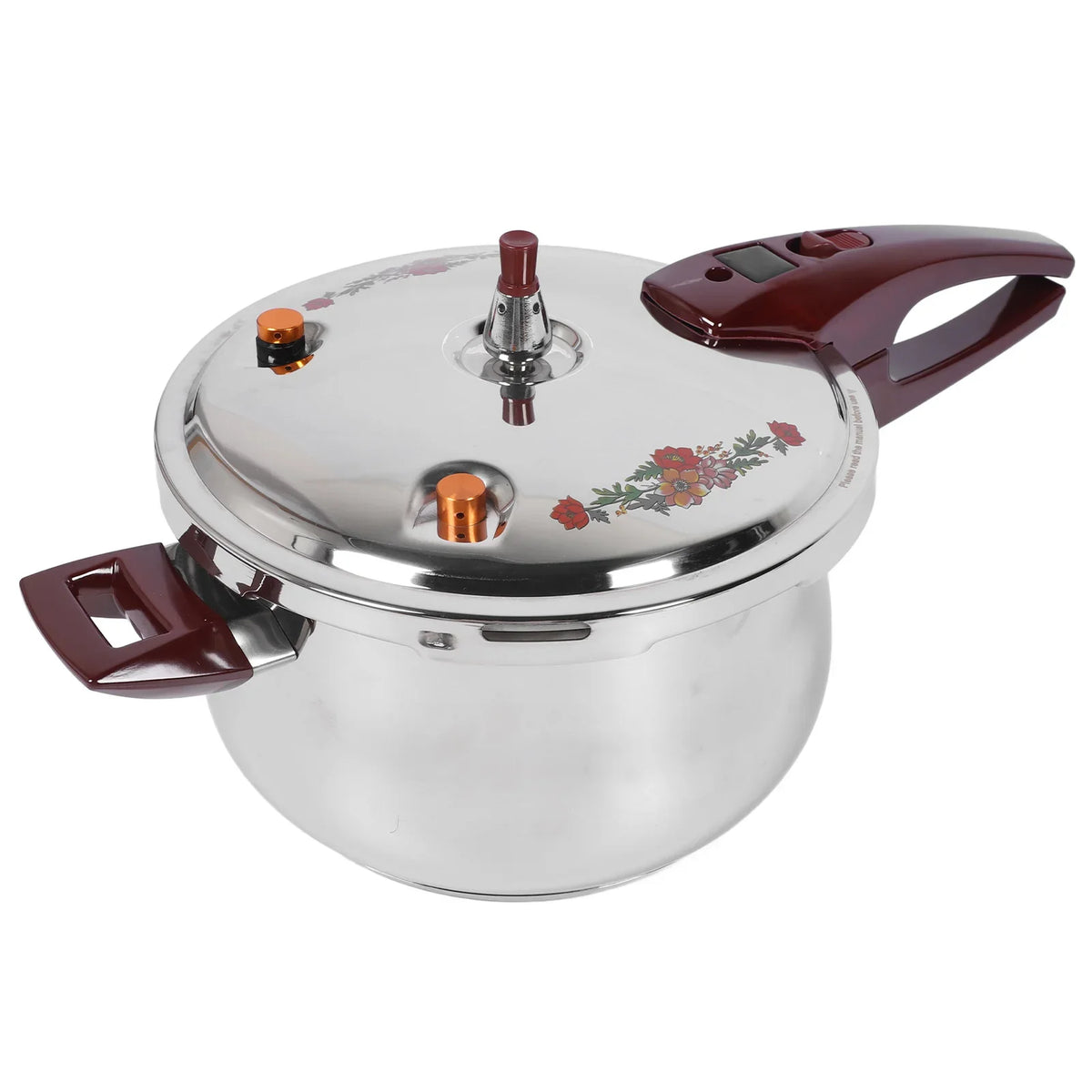 Stainless Steel Pressure Cooker 80KPA Ergonomic Handle 4-5L Pressure Cooker Qme