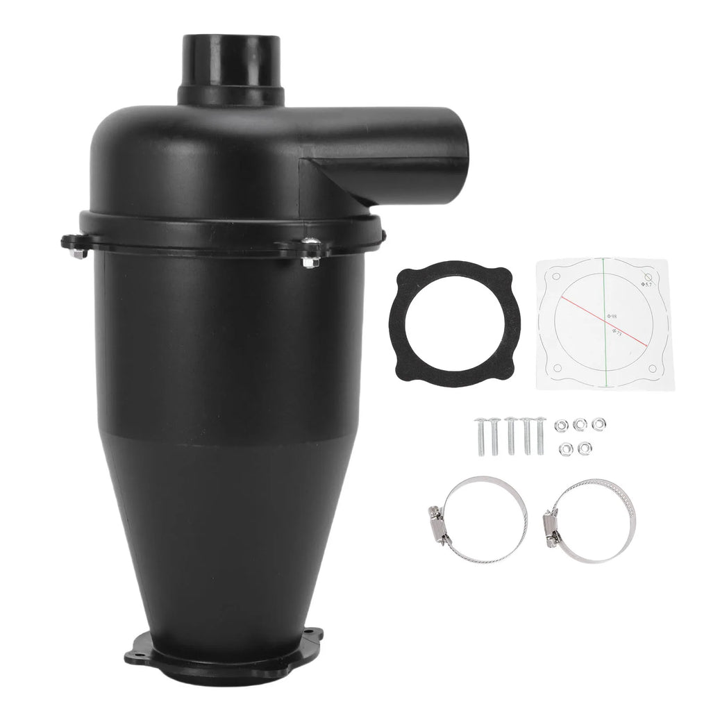 Cyclone Dust Separator for Wet Dry Vacuums | High Performance Vacuum Dust Separator Qst black