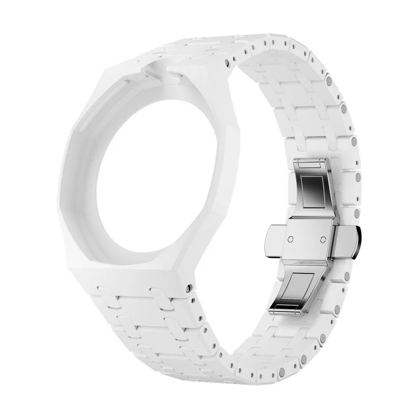 Swatch X AP Royal Pop Watch Strap & Case – Ceramic Band Watch Strap & Case Qme 2.White-12.0