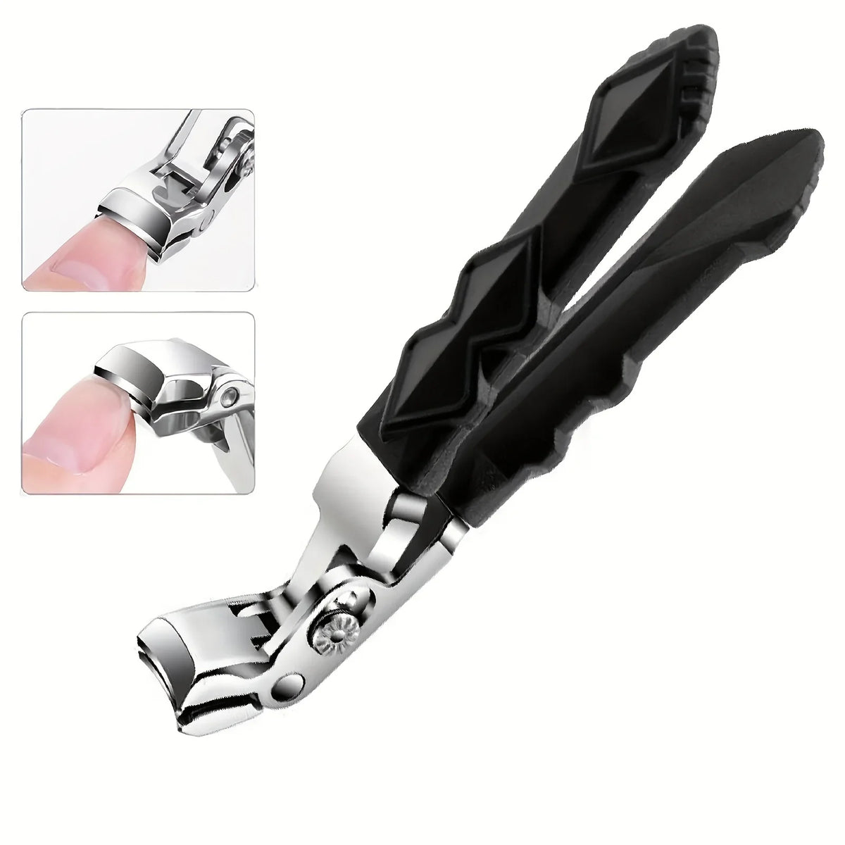 Ergonomic Angled Toenail Clipper for Thick Nails | Seniors Ergonomic Nail Clipper Qme