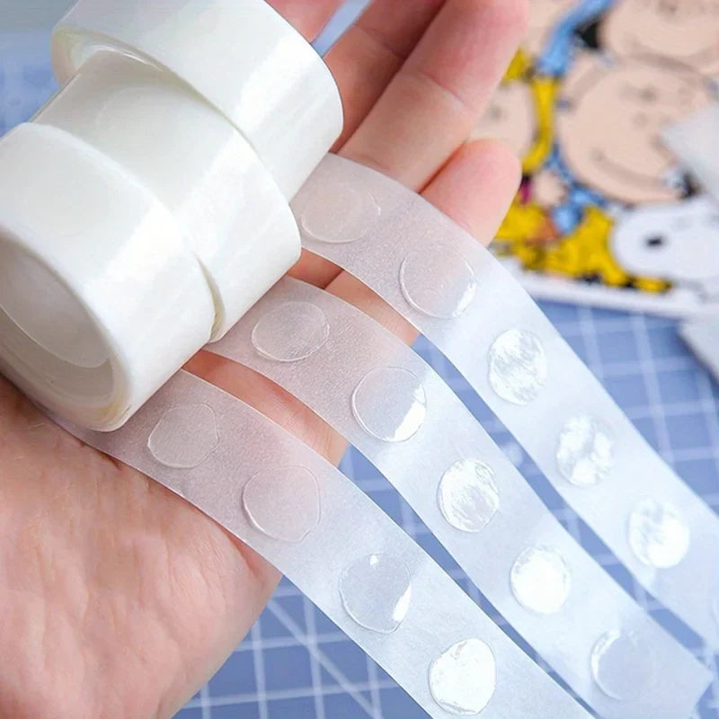 3-Roll Transparent Double-Sided Dot Tape – Scrapbook & Crafts Craft Adhesive Tape Qme 3 Rolls