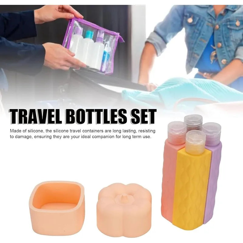 Silicone Travel Dispenser Bottle – Leak Proof & Portable 60ml Travel Dispenser Bottle Qme
