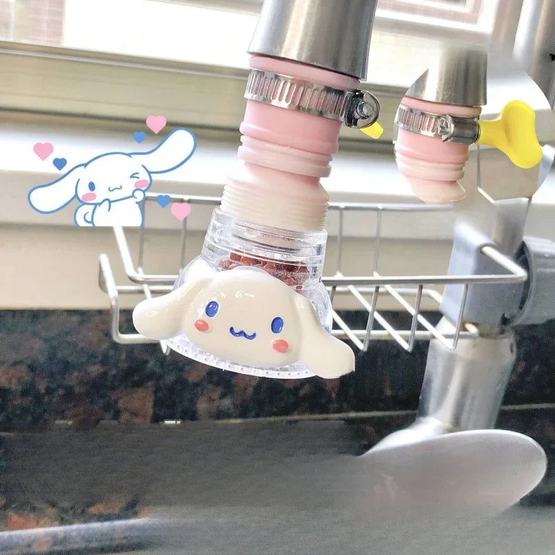 Kuromi Cartoon Splash-Proof Faucet Extender | Tap Guard Faucet Extender Qme