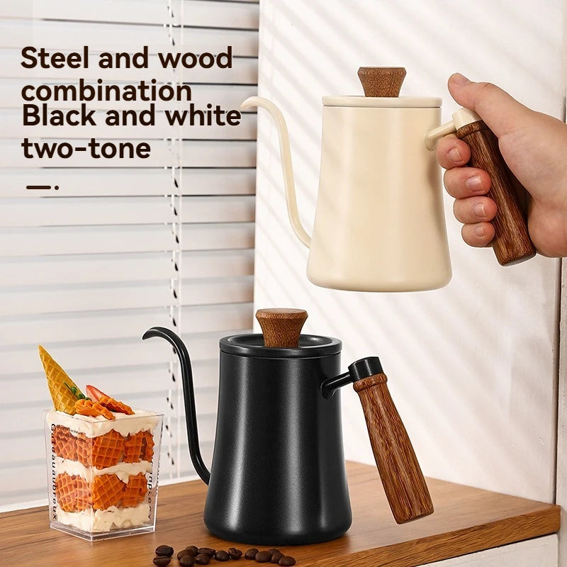 Pour Over Coffee Kettle 304 Steel – Thermometer & Scale Pour Over Kettle Qst