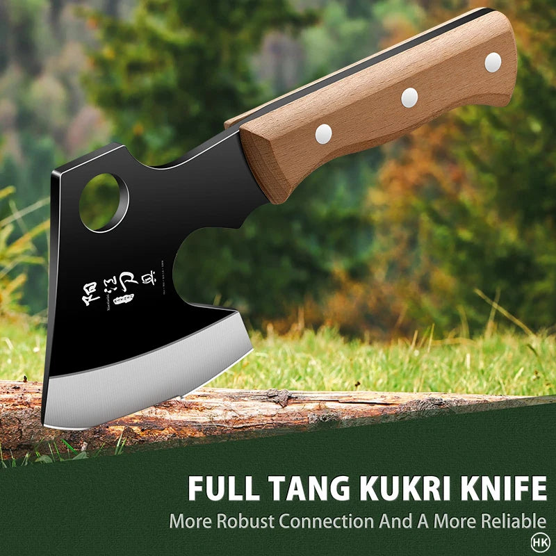 PLYS Hand-Forged High Carbon Steel Fixed Blade Knife Fixed Blade Knife Qst