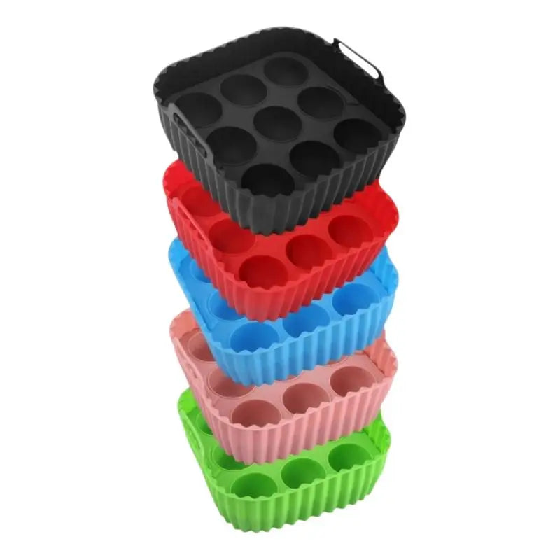 Silicone Non-Stick Cupcake Molds & Baking Trays – 2pc Set Silicone Baking Molds Qme