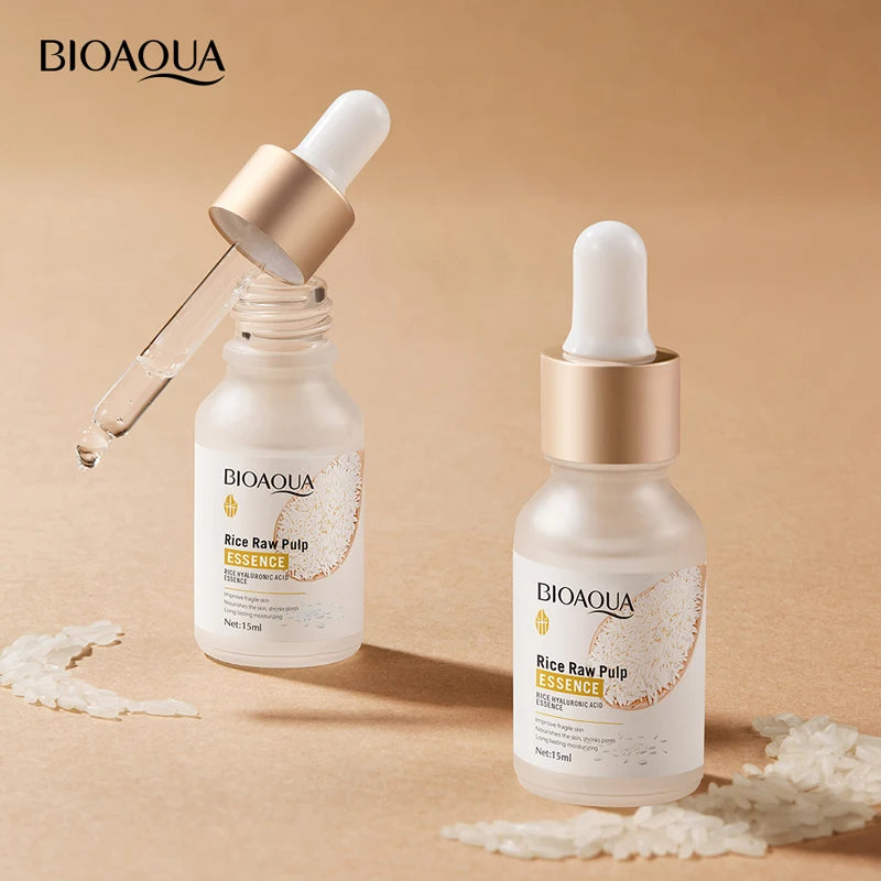Rice Pulp & Hyaluronic Acid Face Serum – Hydrating Essence Face Serum Qst