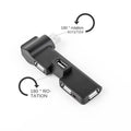 4-Port USB 2.0 Hub Splitter – Rotatable Pipe Design | Qme USB Hub Splitter Qme Default Title
