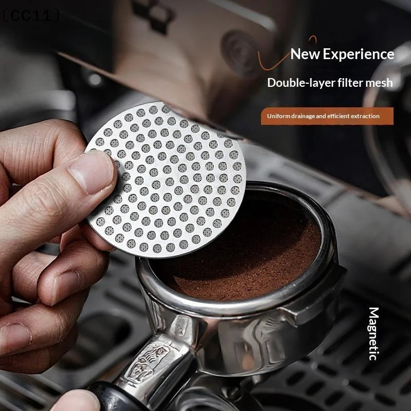 Magnetic Espresso Puck Screen – Universal 51/55mm Filter Mesh Espresso Accessory Qme Default Title