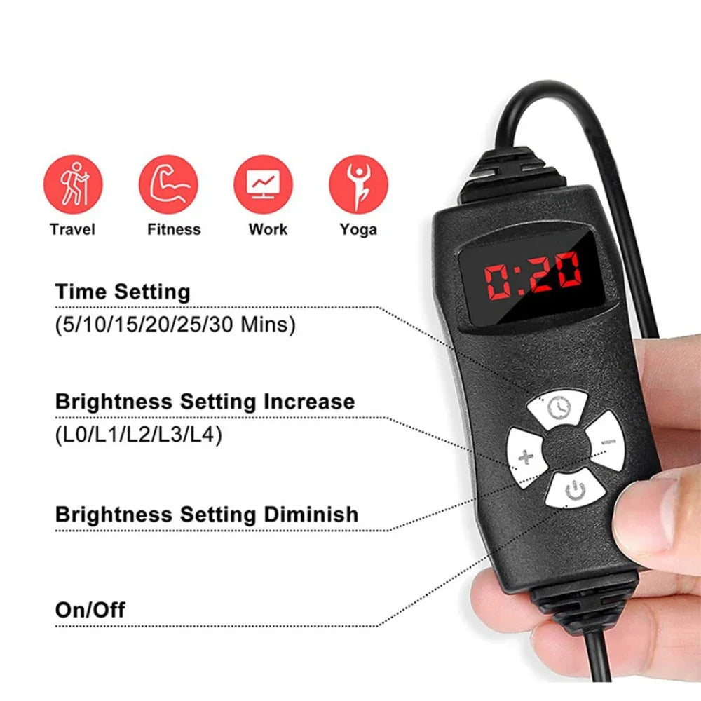 ZONGKUNG DC5521 LED Red Light Controller – Timer & Brightness LED Light Controller Qst A Style