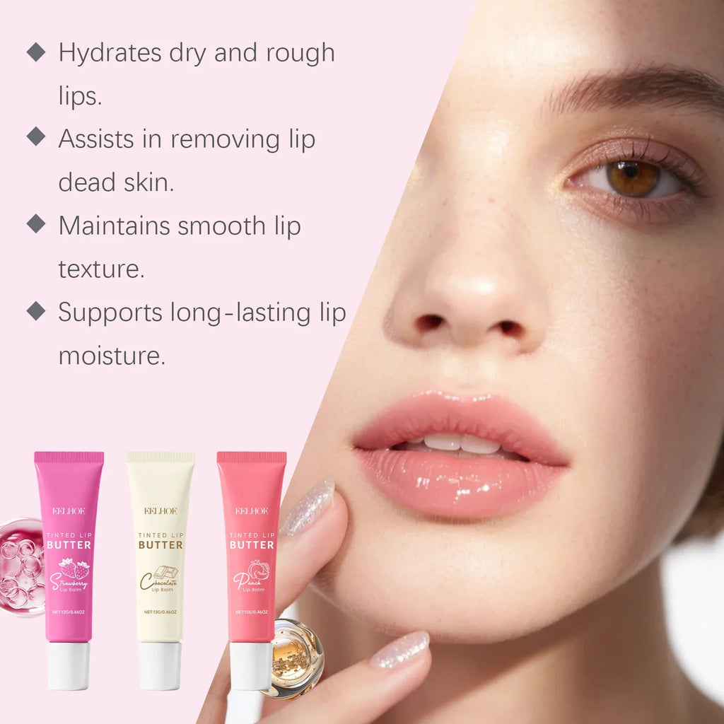 Tinted Lip Balm Set – Moisturizing, Nourishing & Anti-Chap Tinted Lip Balm Qme