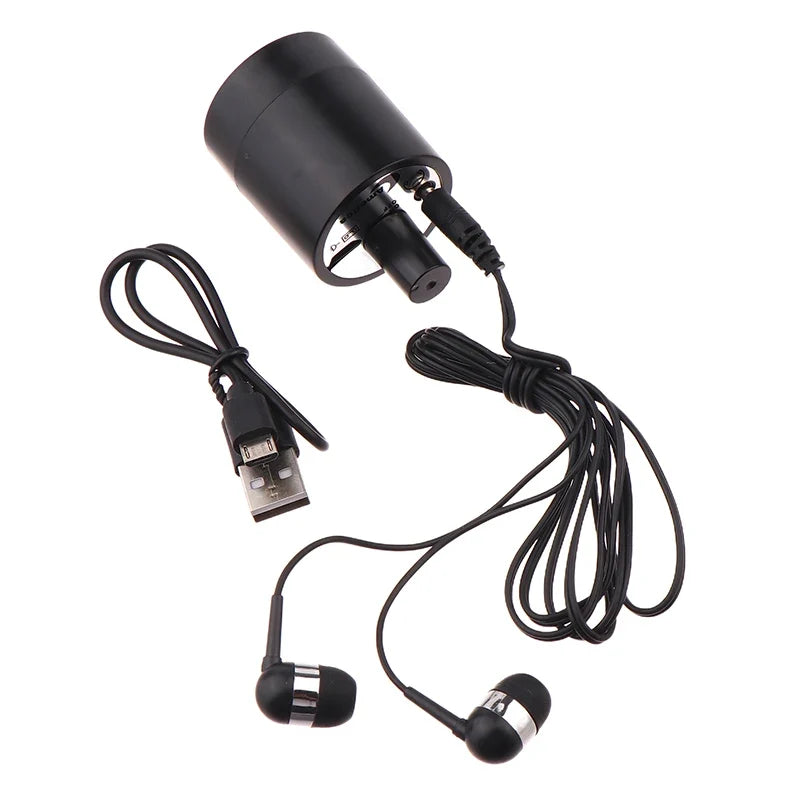 Water Leak Detector Multifunctional Pipe Sound Collector Pipe Leak Detector Qme 1set