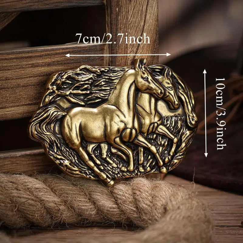 Western Belt Buckle – Vintage Cowboy Rodeo Silver | Men & Women Western Belt Buckle Qst A14