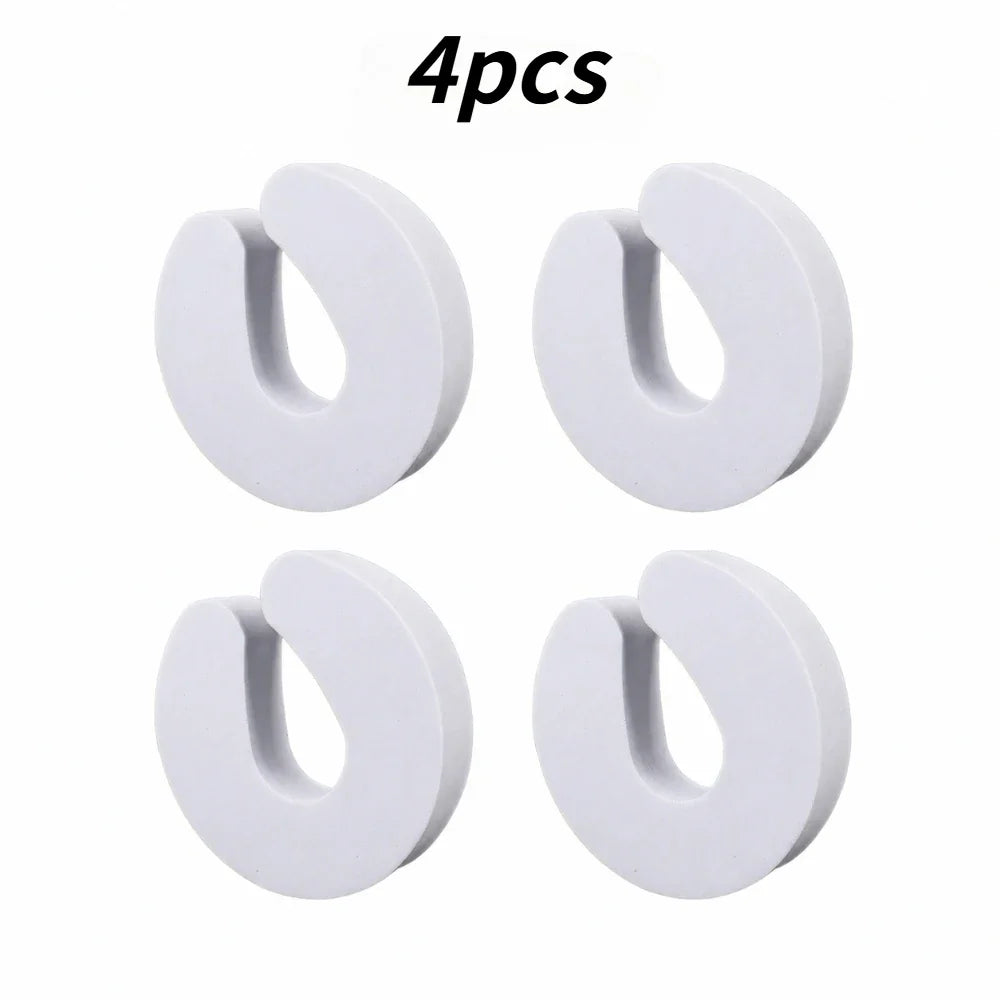 Soft Foam Door Finger Guard Anti-Pinch Clip Stopper 2-4 Pack Door Safety Guard Qme white 4pcs
