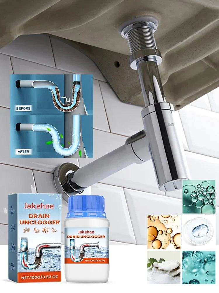 Drain Cleaner – Toilet, Sink & Kitchen Pipe Clog Remover Drain Clog Remover Qme