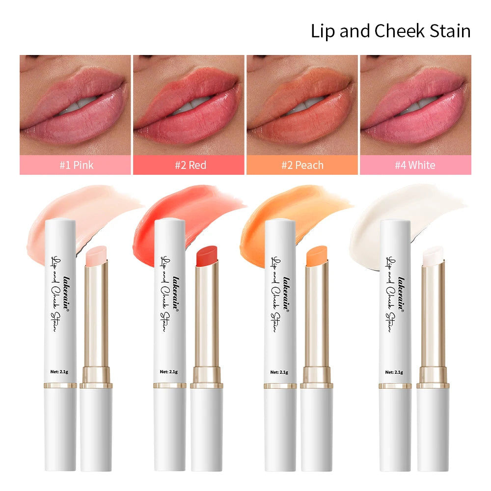 Lakerain pH Color-Changing Lipstick – Lip & Cheek, 4 Colors Color-Changing Lipstick Qst