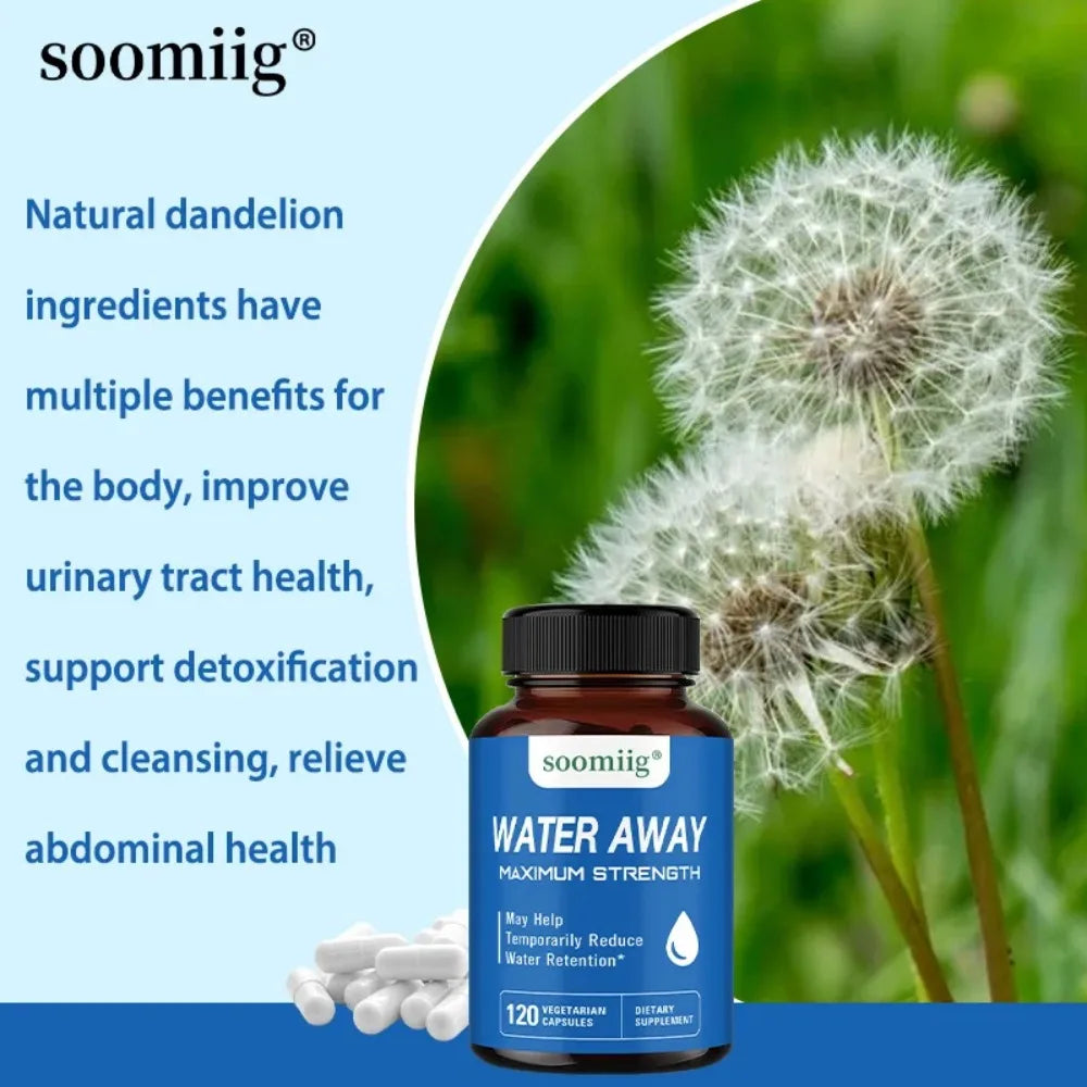 VITALXTRA Herbal Water Balance Capsules – Dandelion & Green Tea Herbal Supplement Qst