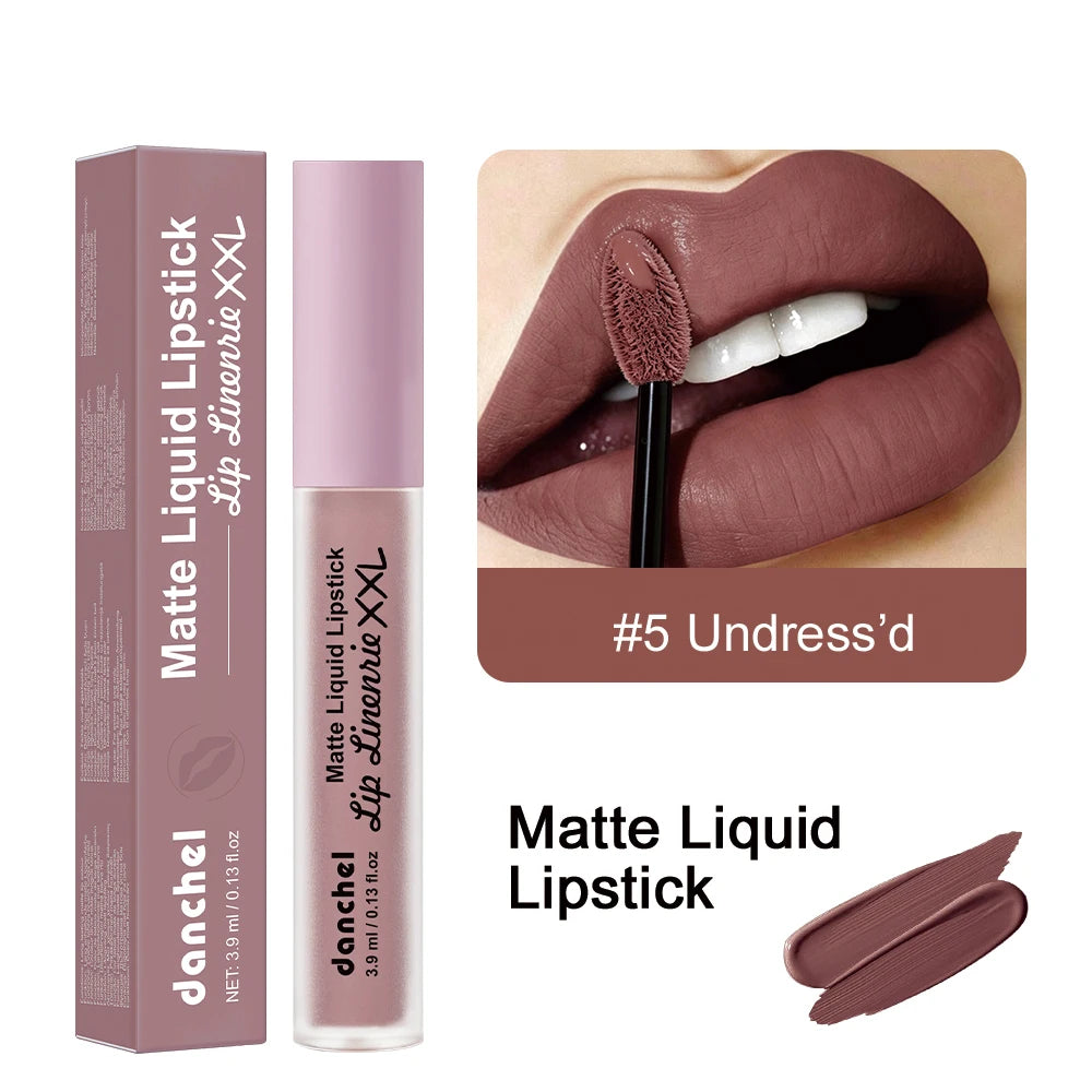 Matte Liquid Lip Gloss – 16H Wear, Transfer-Resistant & Non-Drying Matte Liquid Lipstick Qst 05