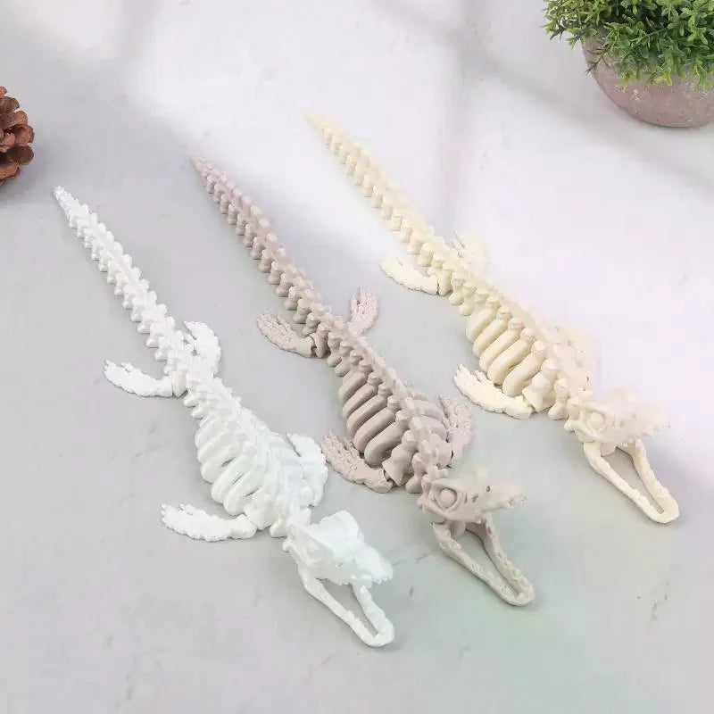 Dinosaur Skeleton Aquarium Decoration | Realistic Fish Tank Ornament Aquarium Ornament Qme