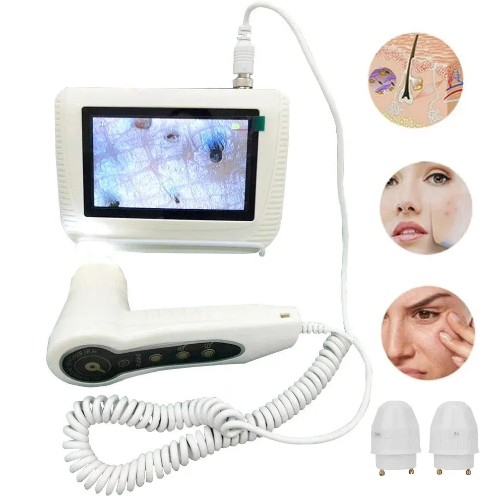 Vilnason SW91 Scalp & Skin Analyzer – 50X/200X LCD Dermoscope Scalp Skin Analyzer Qst