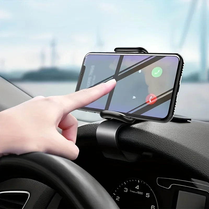 Car Phone Holder Clip Mount – Dashboard & GPS Navigation Stand Dashboard Phone Mount Qme