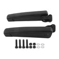 Car Adjustable Seat Armrest Pair – PU Foam & ABS, Black Car Seat Armrest Qme black