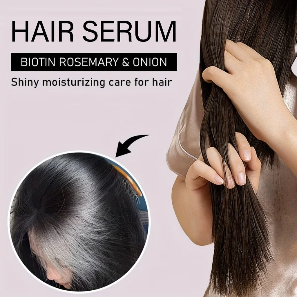 Biotin Rosemary Onion Hair Growth Serum – All Hair Types | Qme Hair Growth Serum Qme