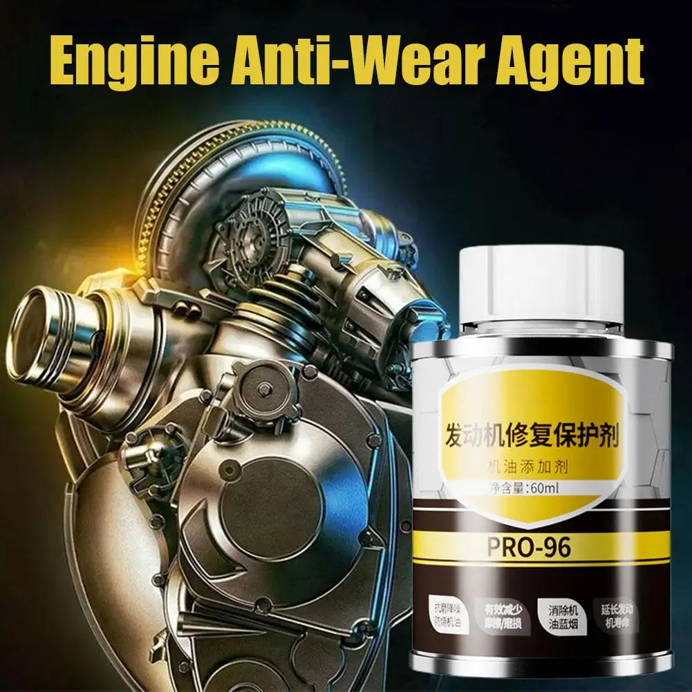 Qme 60ml Engine Anti-Wear Oil Additive | Noise Reduction Engine Oil Additive Qme