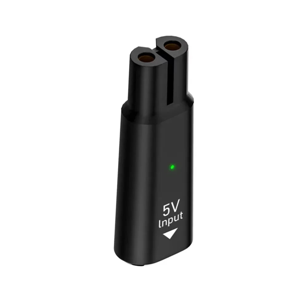 5V USB-C Shaver Charger Adapter for Philips BT3238 QP2724 Shaver Charger Adapter Qme black