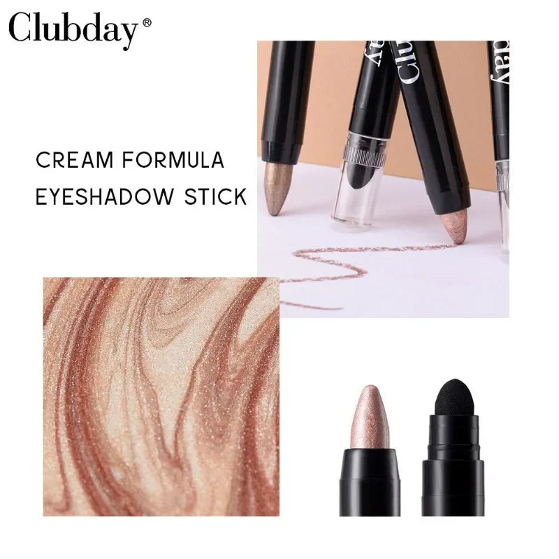 Double-Sided Eyeshadow Stick & Highlighter Pen | Pearlescent Eyeshadow Stick Qme