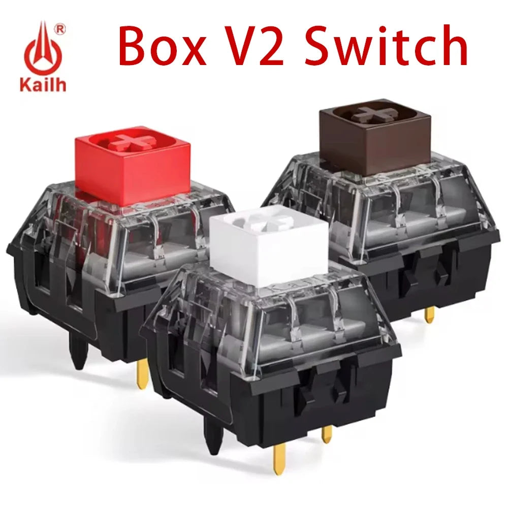 Kailh Box V2 Switches – 5-Pin Linear, Tactile & Clicky Keyboard Switches Qme