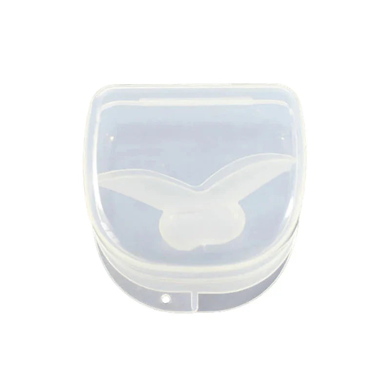 Silicone Anti-Snoring Tongue Mouthpiece Sleep Guard Device Sleep Mouthpiece Guard Qme