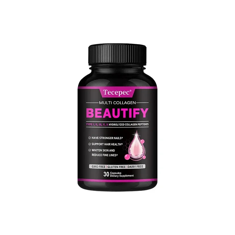 ZENVITALIZE Collagen 1500mg Capsules – GMO & Gluten Free Collagen Supplement Qst 30 count -1 bottle